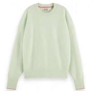 Scotch & Soda Light Green Crew Neck Sweater